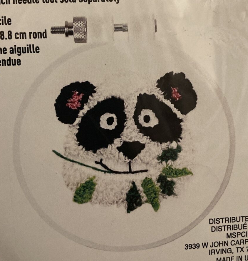 Loops & Threads Panda Punch Needle Kit (2 avail.)