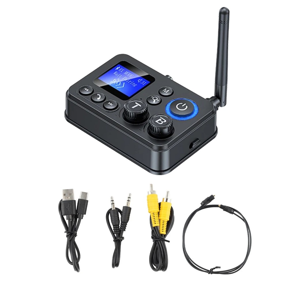 For Bluetooth 5.4 Transmitter Receiver 3.5mm AUX RCA Audio Adapter 1PCS New
