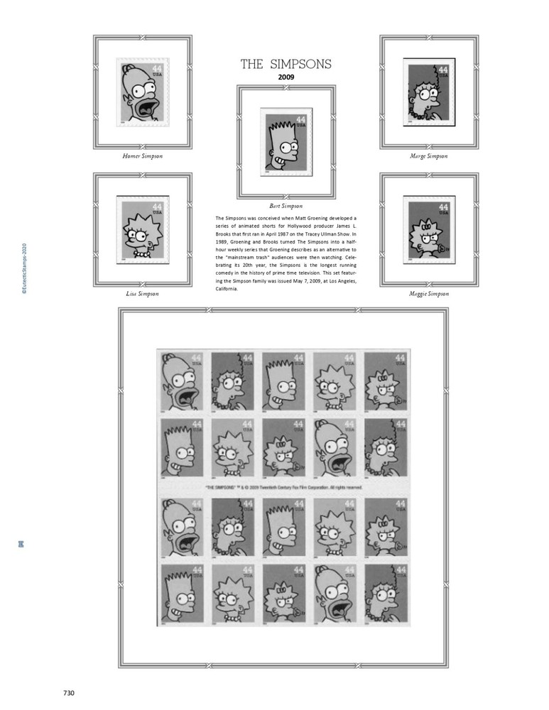 2009 U.S. Commemorative Singles COMPLETE Supplement (White Ace Alternative)