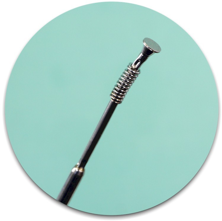 Wahl Instruments 121HP-12 Spring-Articulated Straight Surface Probe
