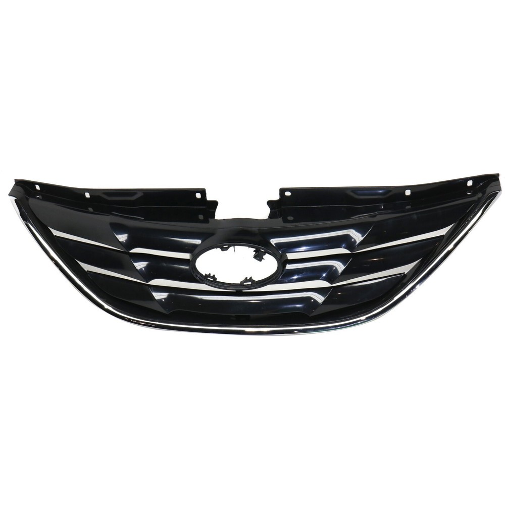 Grille For 2011-2013 Hyundai Sonata Front Primed Shell and Insert Type 1 Kit