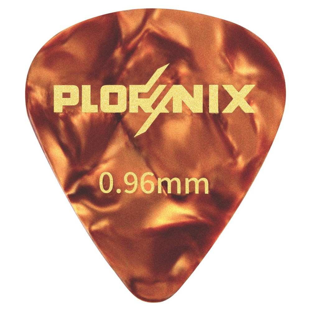 Plornix 30 pack Celluloid Guitar Picks - 3 Different 3 Size, Multicolor