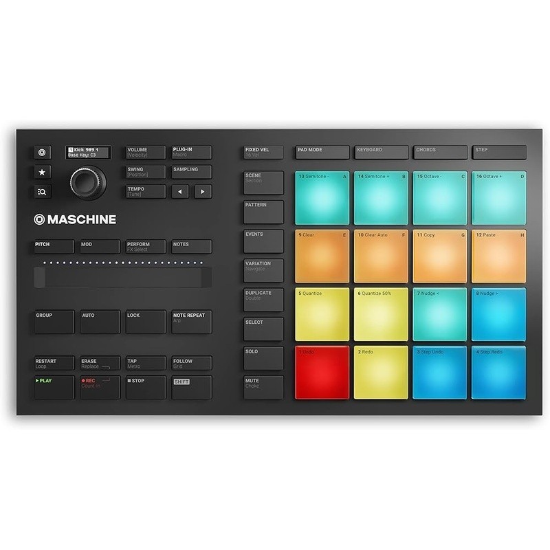 USB Music Production Controller 16 Pad Drum Machine VST DAW Compatible