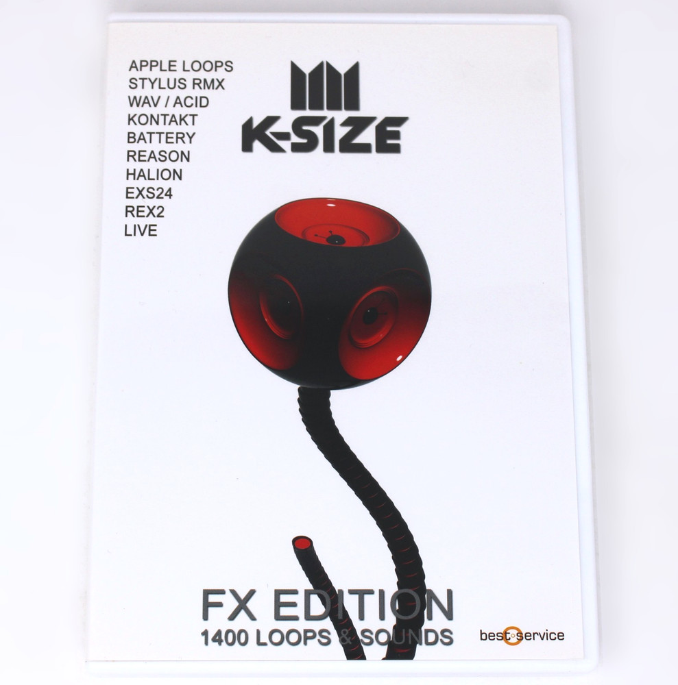 Best Service K-Size FX Edition Sample/Sound Library/Sampling CD