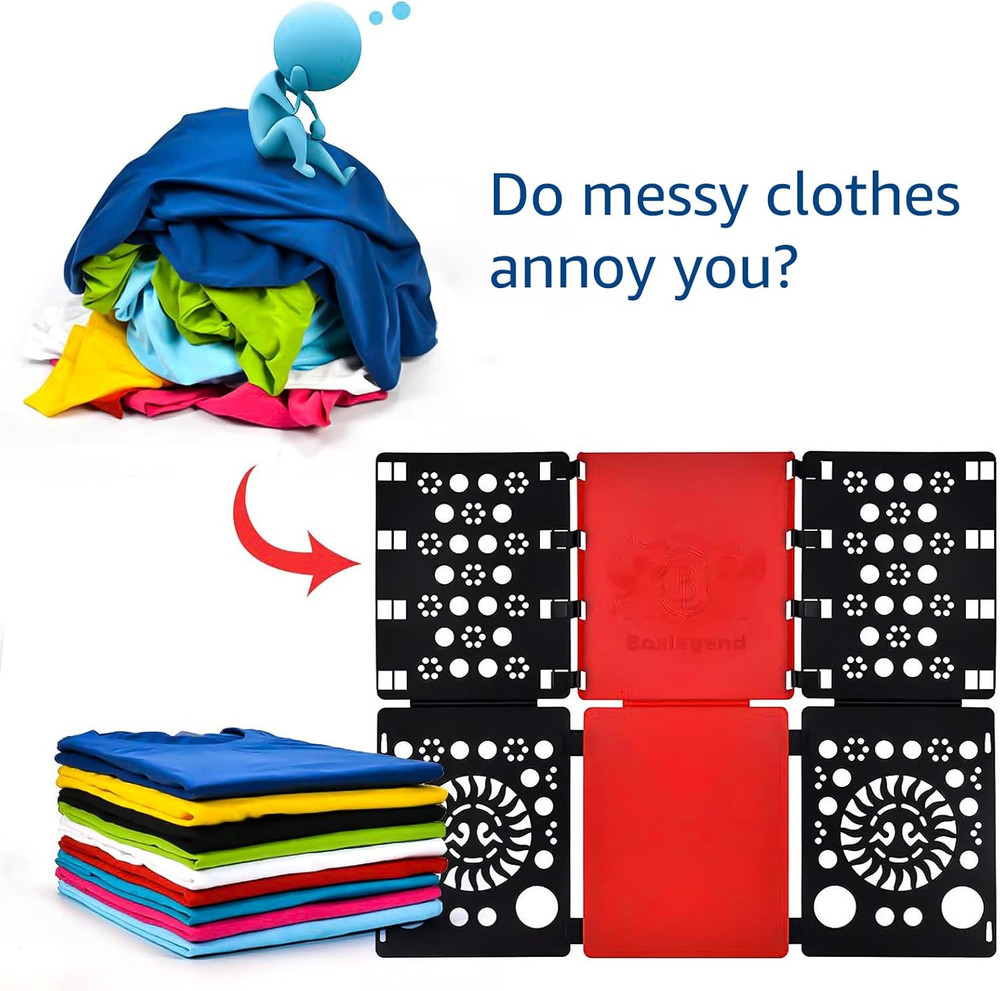 Version 3 Shirt Folding Board T Shirts Clothes Folder Durable Plastic Folding He