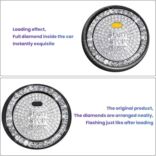 Bling car Engine one Key Start Button Cover one Key Start Stop Switch Button