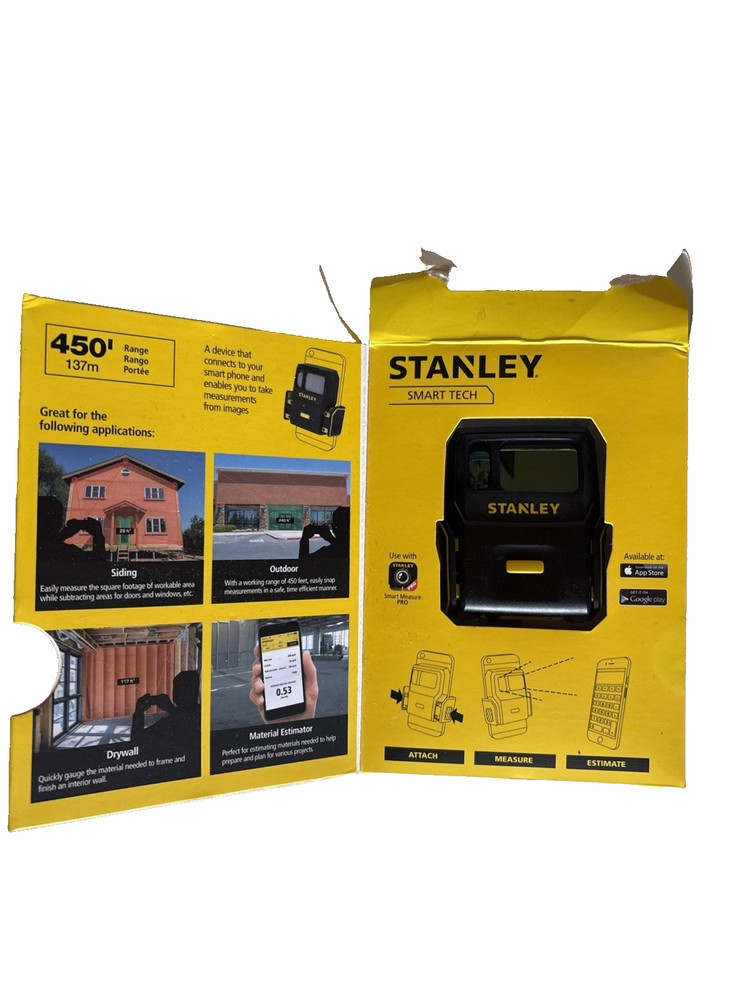 Stanley Smart Tech Smart Measure Pro Bluetooth Digital Measuring Device