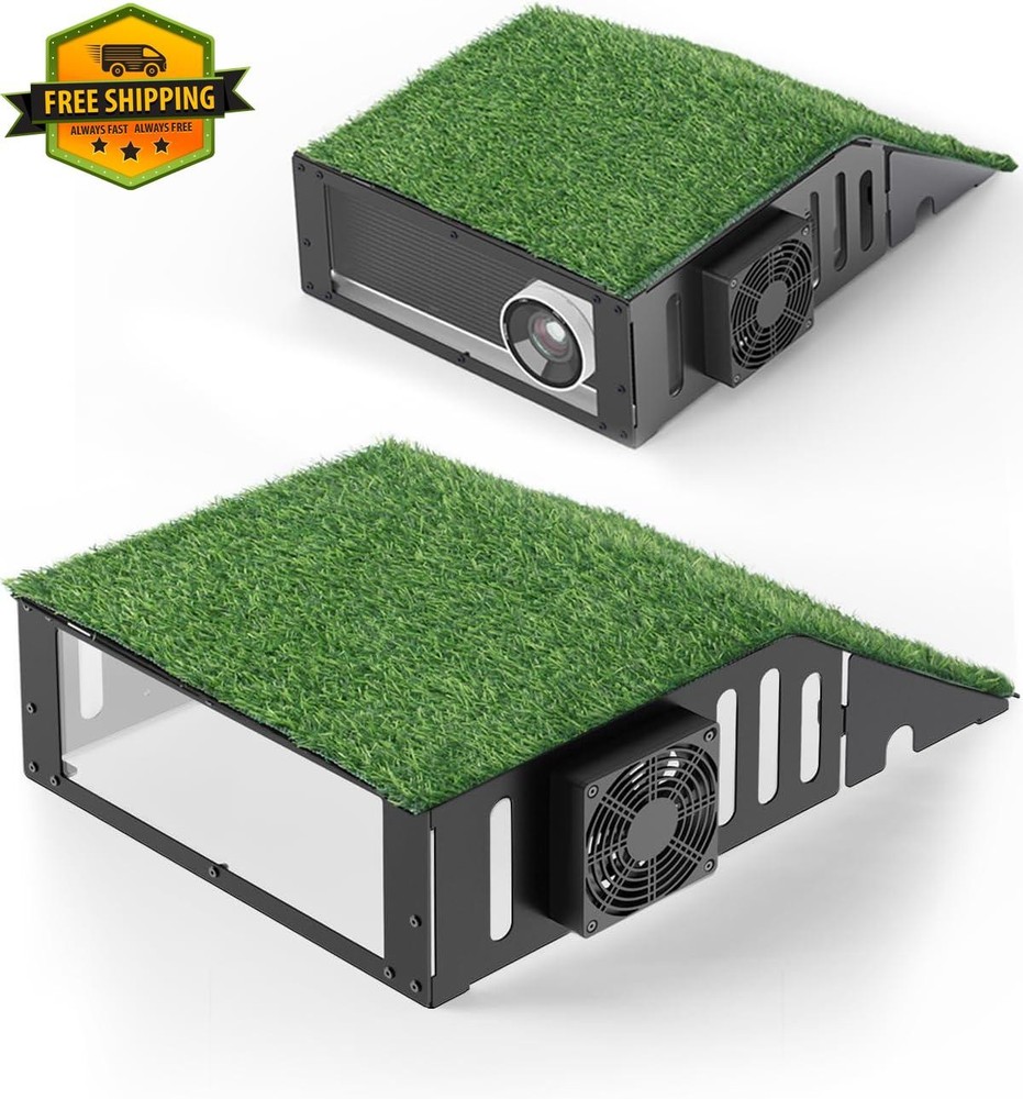 Golf Simulator Projector Cover Floor Mounted Protective Enclosure