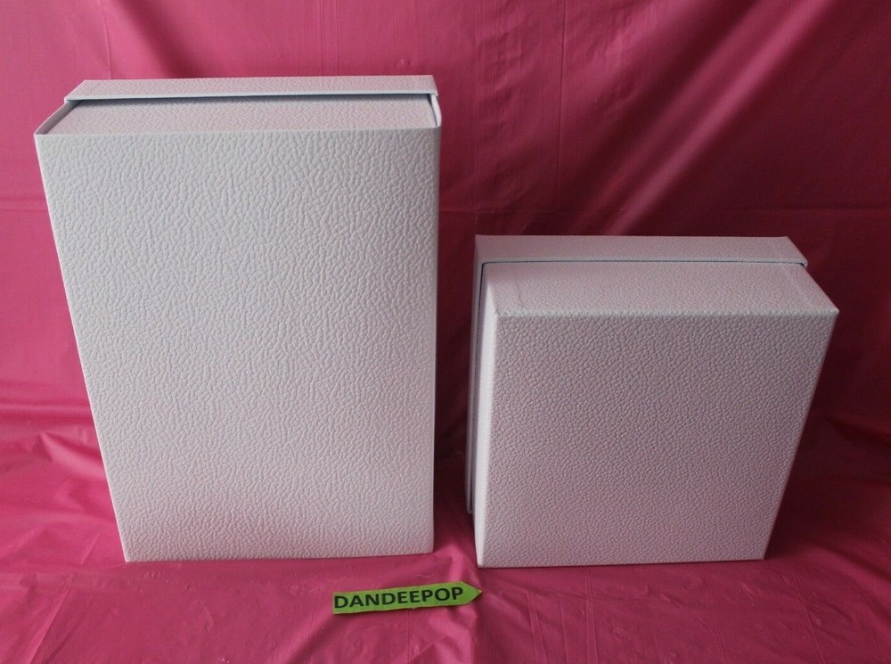 2 Dior Luxury Empty Gift Boxes With White Lettering