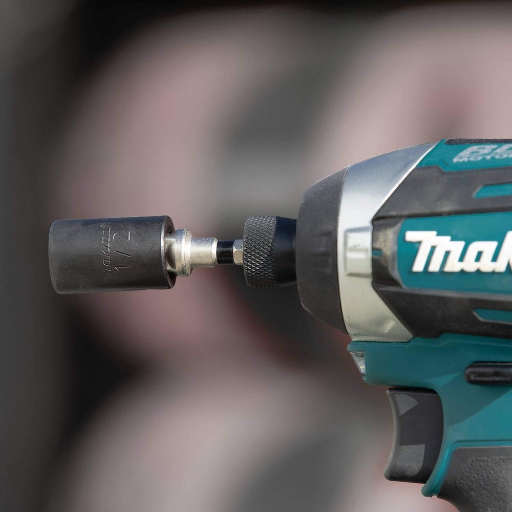 Makita Impactxps 3/8 Square 2 Socket Adapter Durable High Torque Tool Accessory