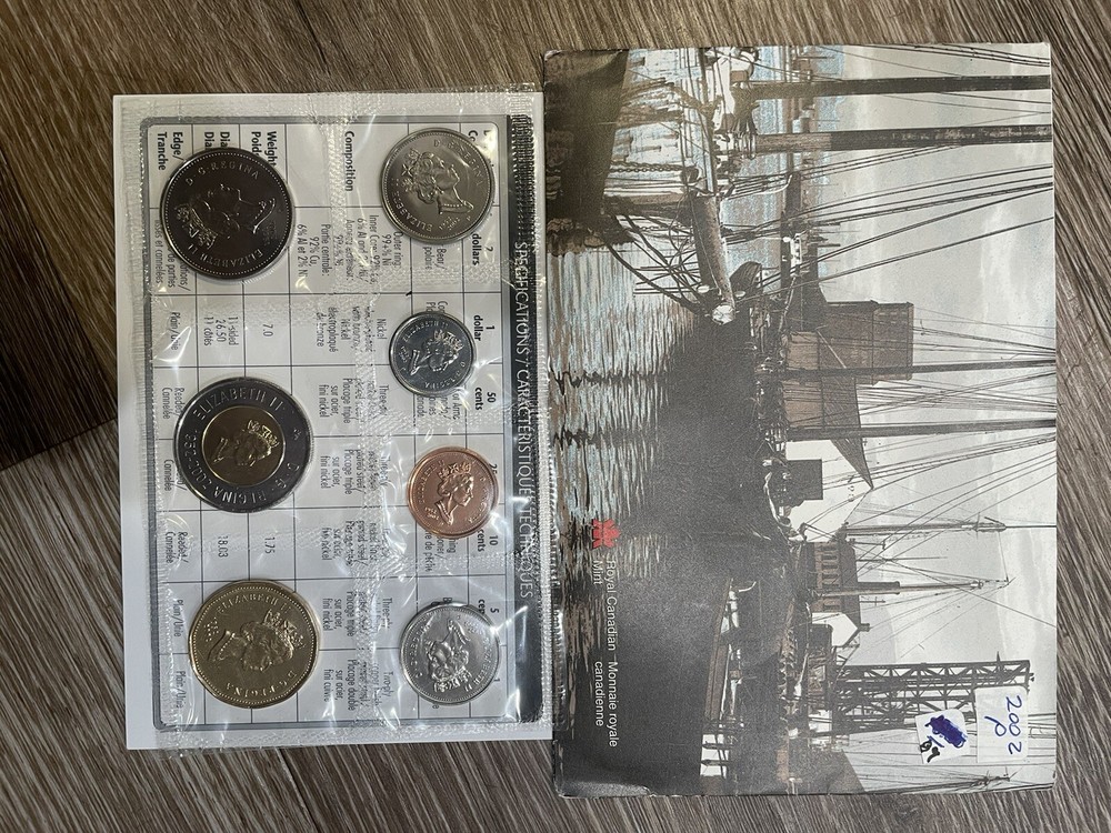 CANADA 2002 Uncirculated Royal Canadian Mint Prooflike Set Proof Like