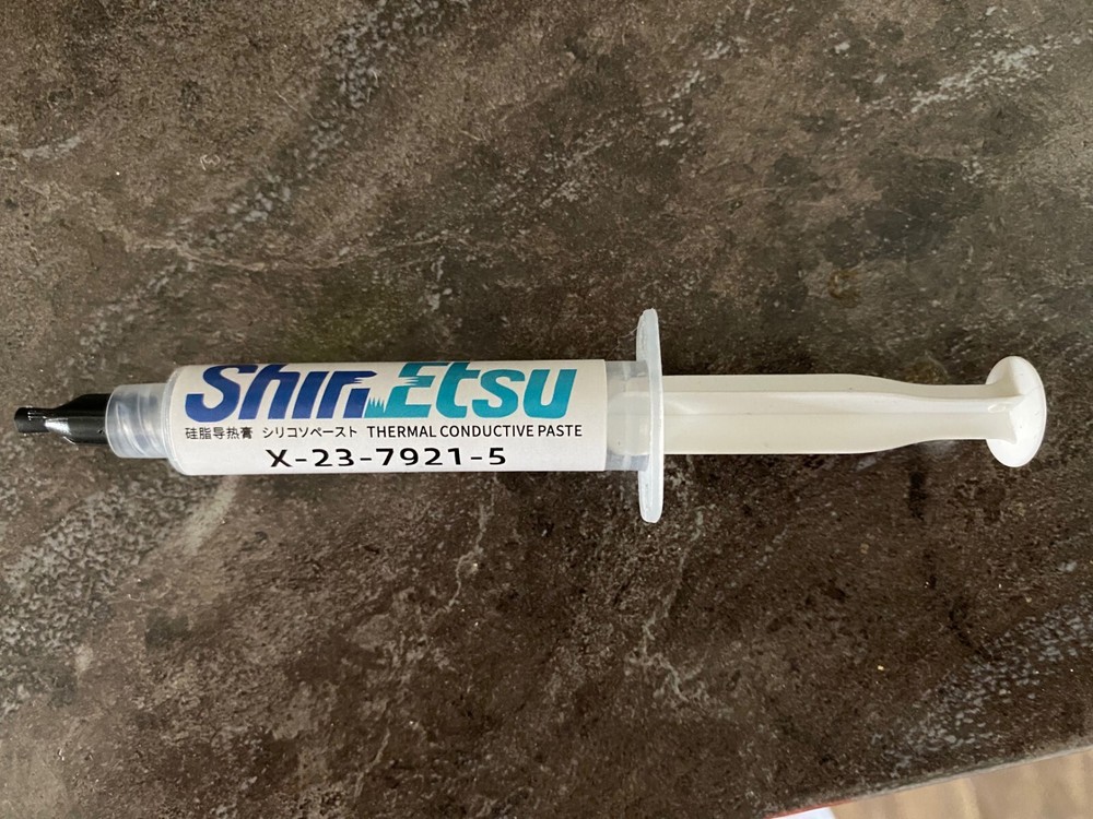Shin-Etsu X-23-7921-5 Microsi Silicone CPU GPU Thermal Paste Grease LOT