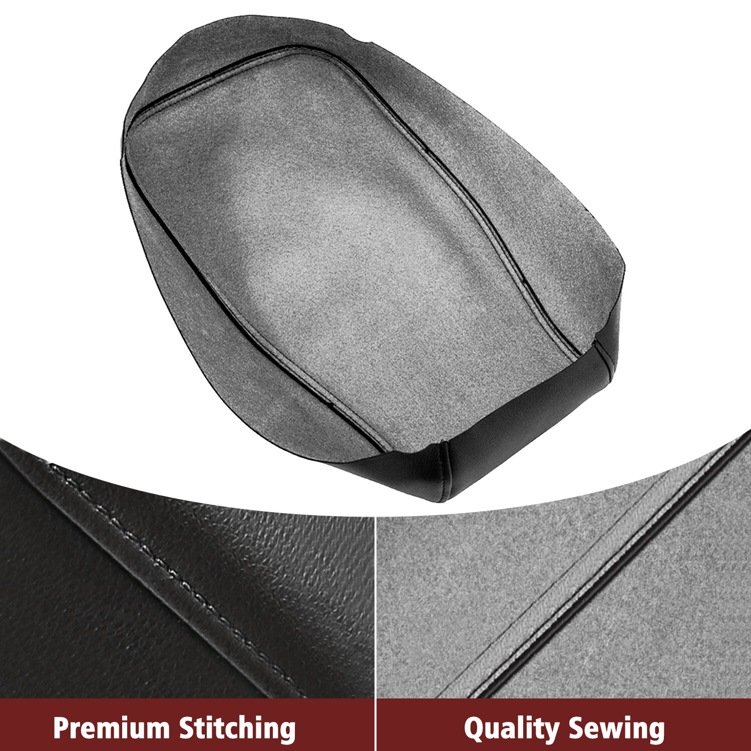 Fits 2013-2018 Toyota Avalon Console Lid Armrest & Door Panel Cover Trim Black