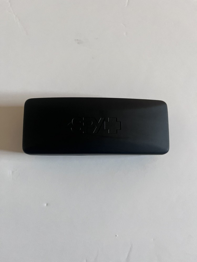 Spy Optic Hard Plastic Clamshell Eyeglasses/Sunglasses Case - Black - MicroFiber