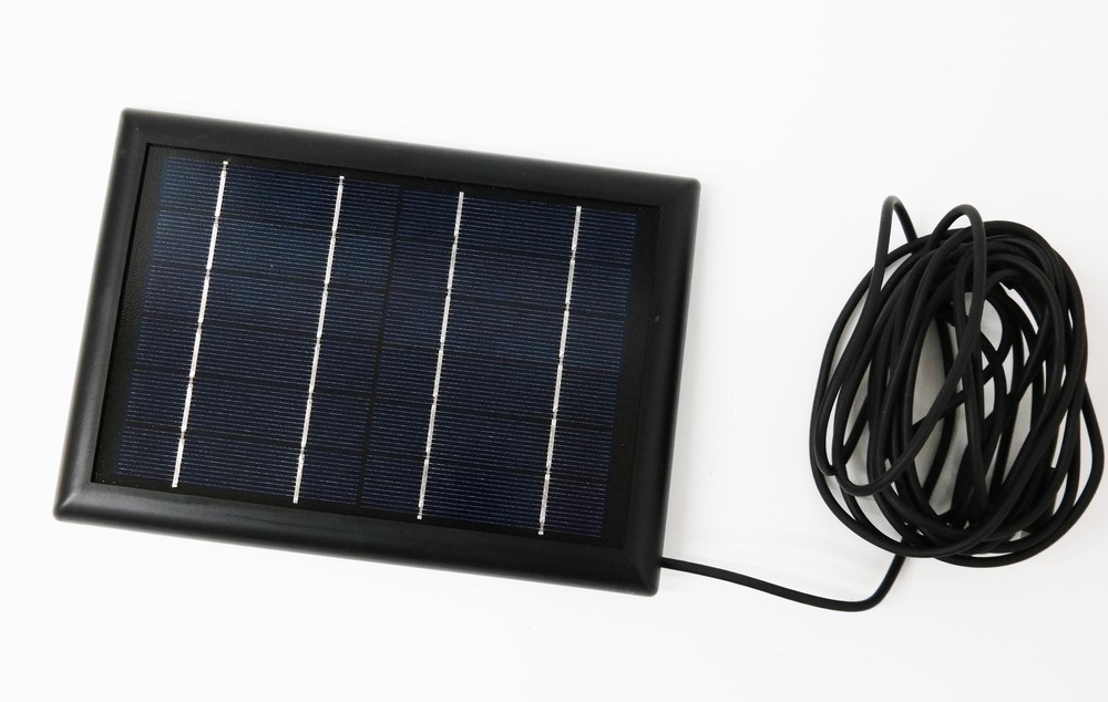 Wasserstein Solar Panel Compatible with Ring Spotlight and Stick Up Cam Battery
