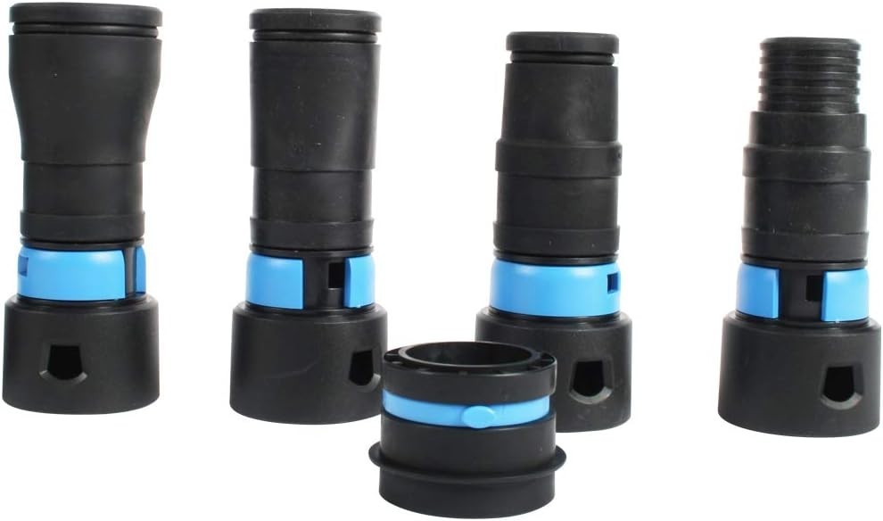 95248 Quick Click Expanded Multi-Brand Power Tool Adapter Set for Dust Collec...
