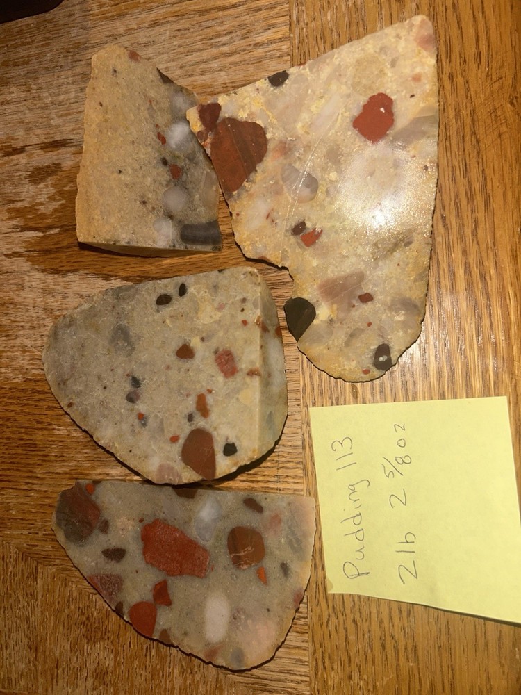 Slabbed Pudding Stones From Upper Michigan
