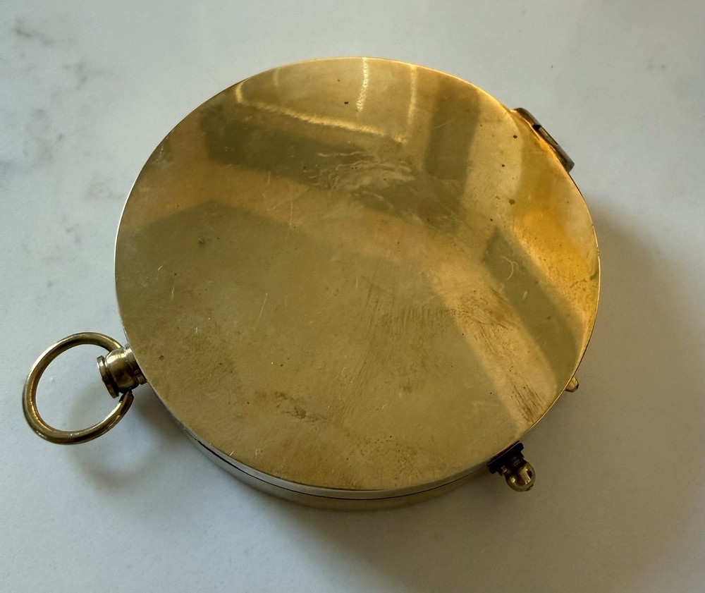 Brass Compass Maritime solid travel