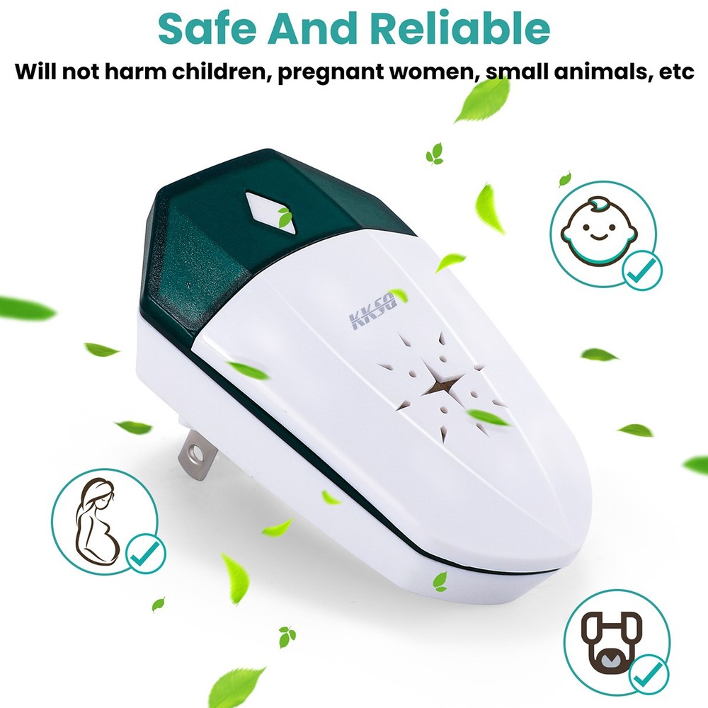 4 Plug In Electronic Pest Reject Sonic Repeller Flea Mice Rat Bed Bug Deterrent