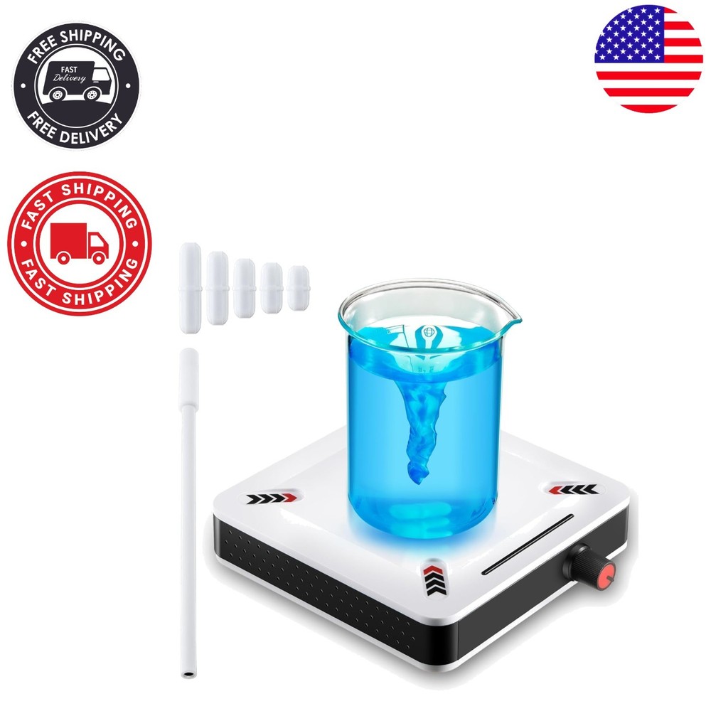 Efficient 3000 RPM Magnetic Stirring Kit with 5 Bars - Lab Essentials