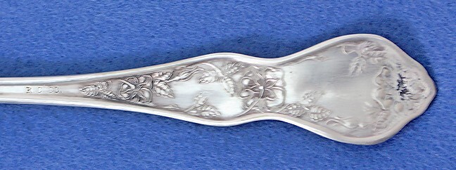 Three (3) Antique R. C. Co. Silverplate Rose Serving Spoons