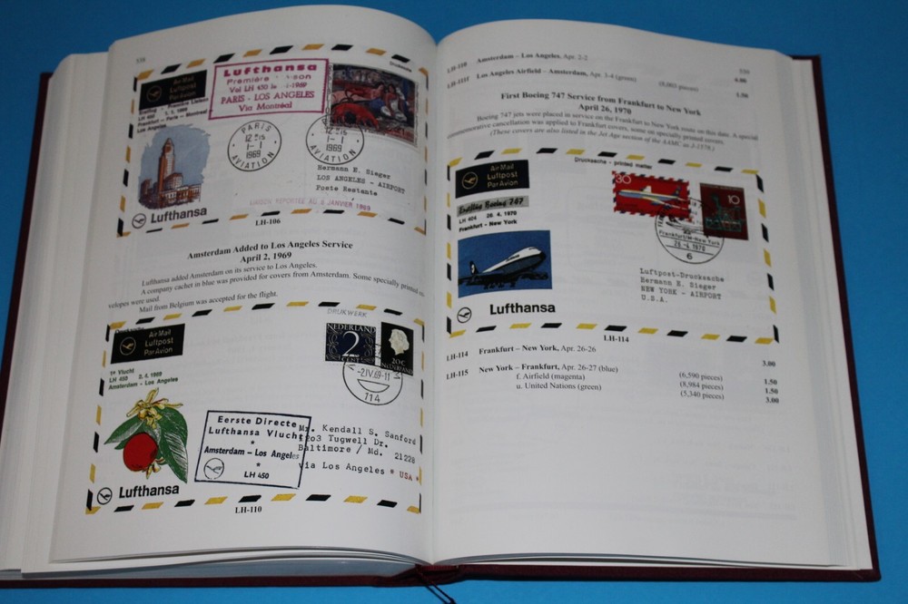 American Air Mail Catalogue Volume 1 Seventh Ed. Super BlueLakeStamps Updated