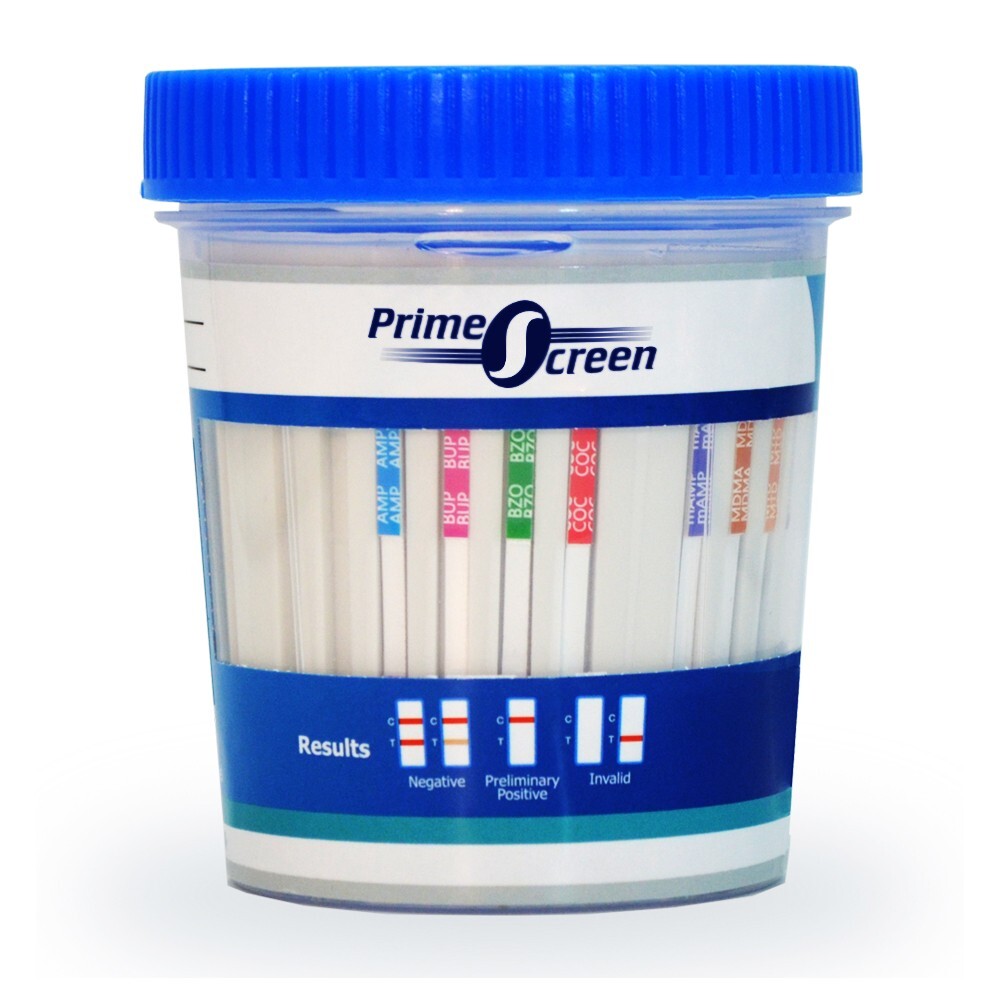Prime Screen - 12 Panel Instant Urine Drug Testing Cup_ [1 Pack] T-3124