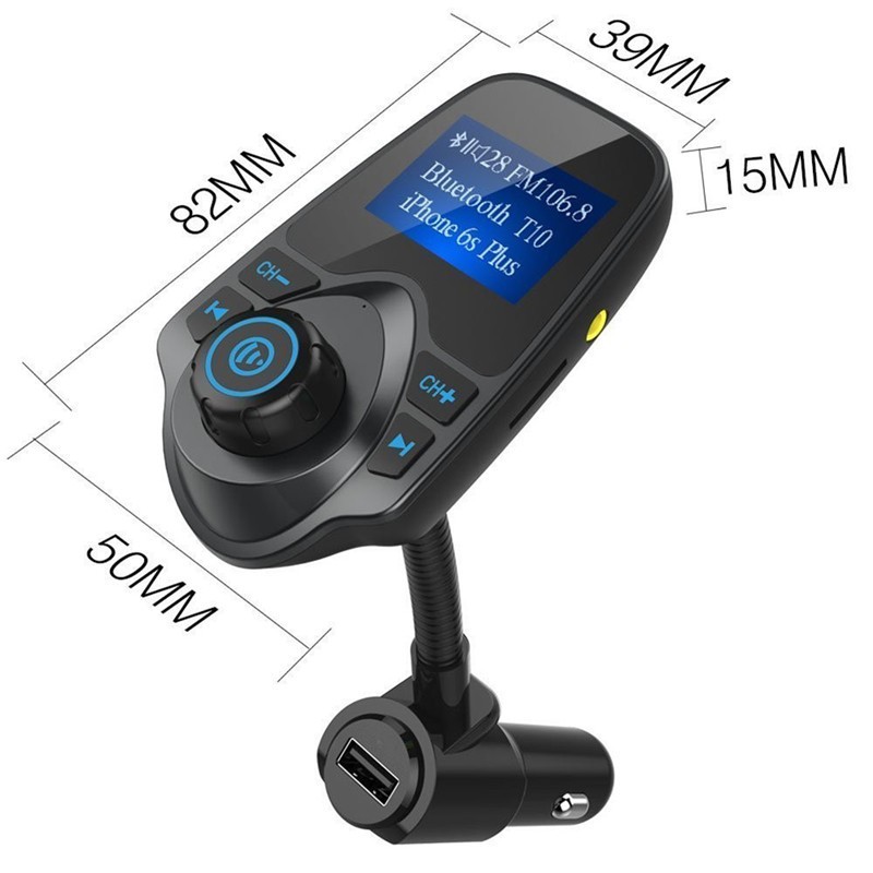 Car Kit MP3 Audio Player Speakers Wireless FM Modulator FM Transmitter Bluetooth
