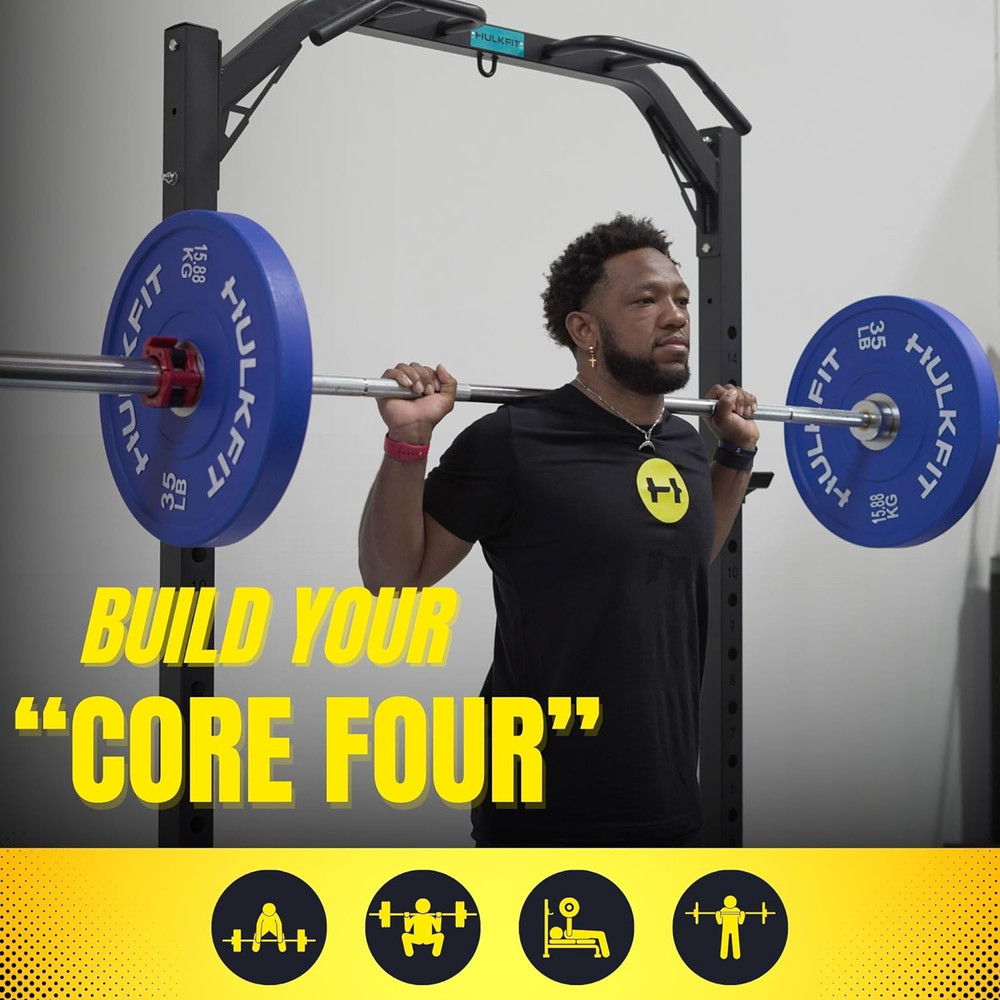 Multi-Functional Adjustable Pro Series Squat Rack for Home Gym Power Rack with M