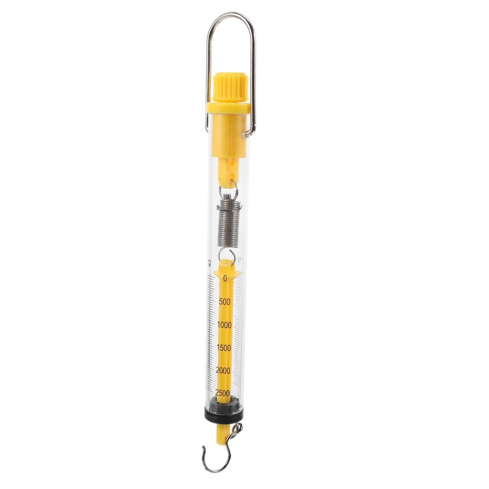 2 Pcs Cylinder Dynamometer Science Instruments Mechanical Spring Scale
