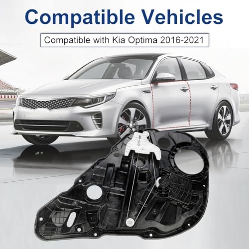Rear Left Side Power Window Regulator Compatible with Kia Optima 2016 2017