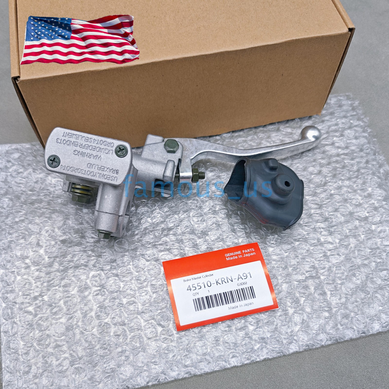 Front Brake Master Cylinder for Honda CRF 150F 230F 250R 450R 250X 450X OEM