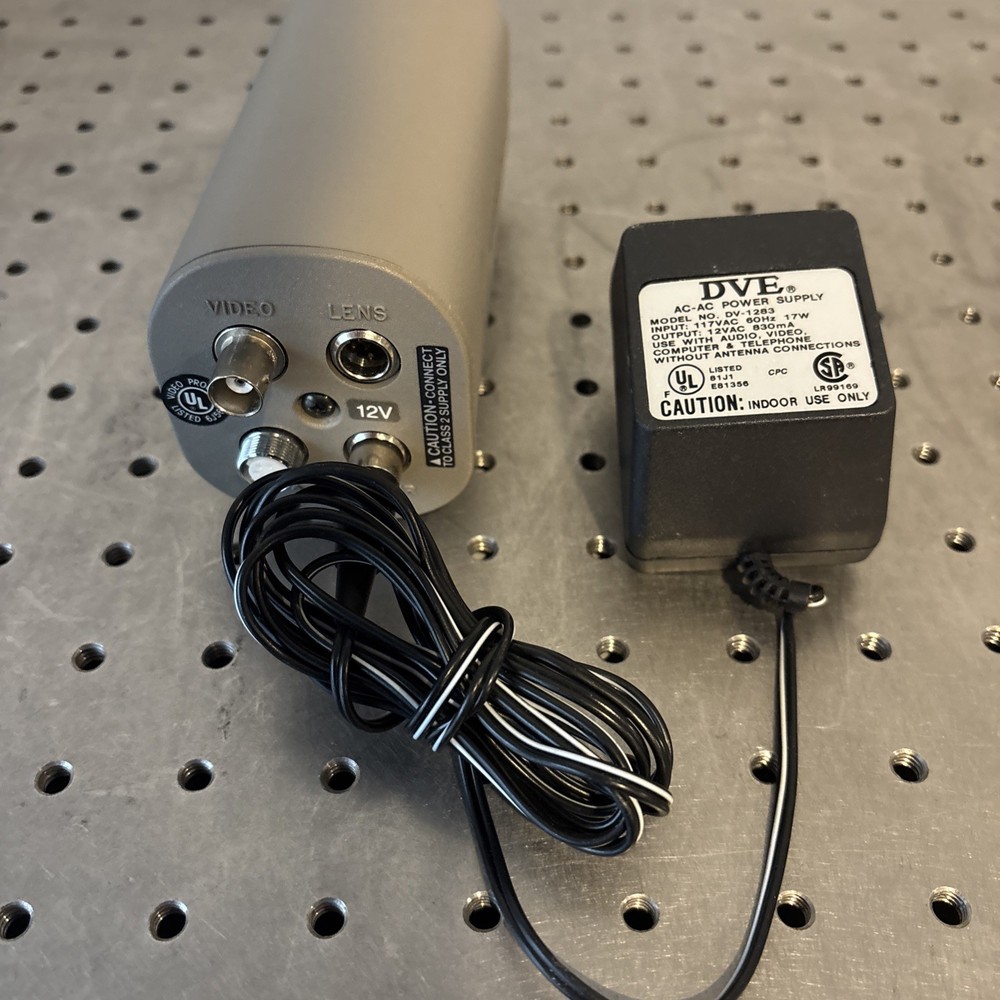 COHU 4815-2000 Solid State Camera w/ DC Power Supply