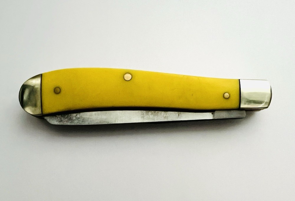 Schrade Old Timer Pocket Knife | Yellow | Model 940TY