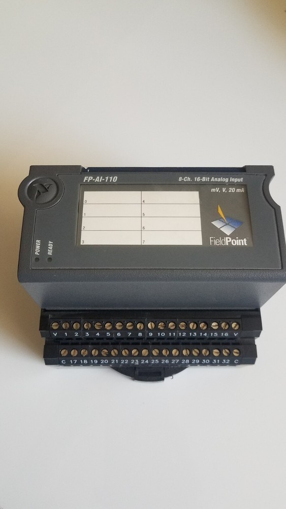 National Instruments FP-AI-110 FieldPoint 8CH Input Module & FP-TB-1