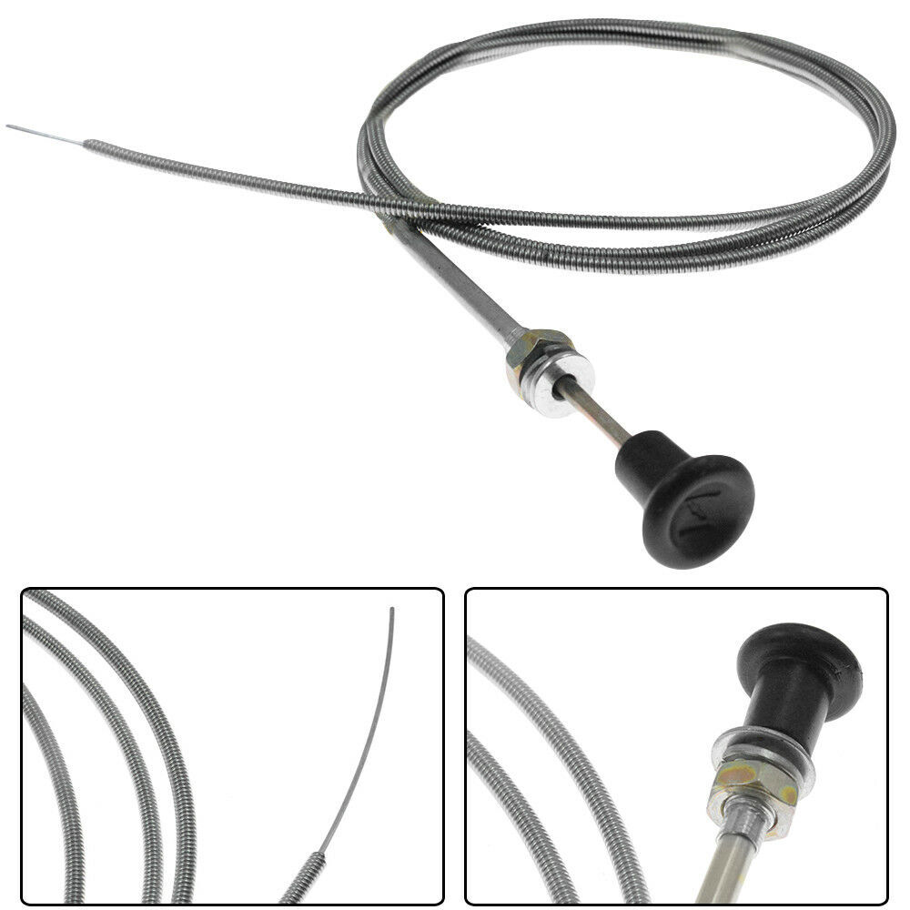 237 Universal Push Pull Choke Cable 63" Inner 60" Conduit 2 3/4" travel