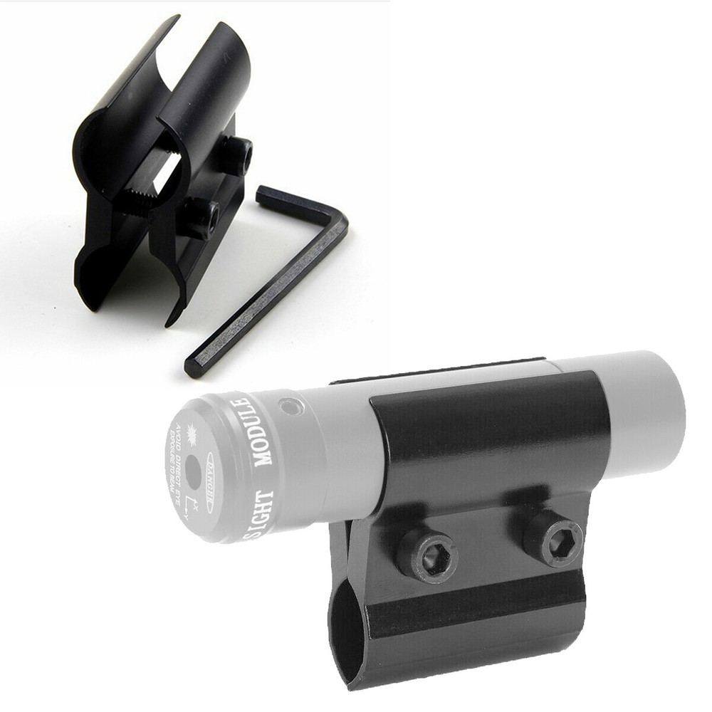 Tactical Barrel Clamp Ring Mount for Flashlight Laser Scope Rifle Gun Adapter