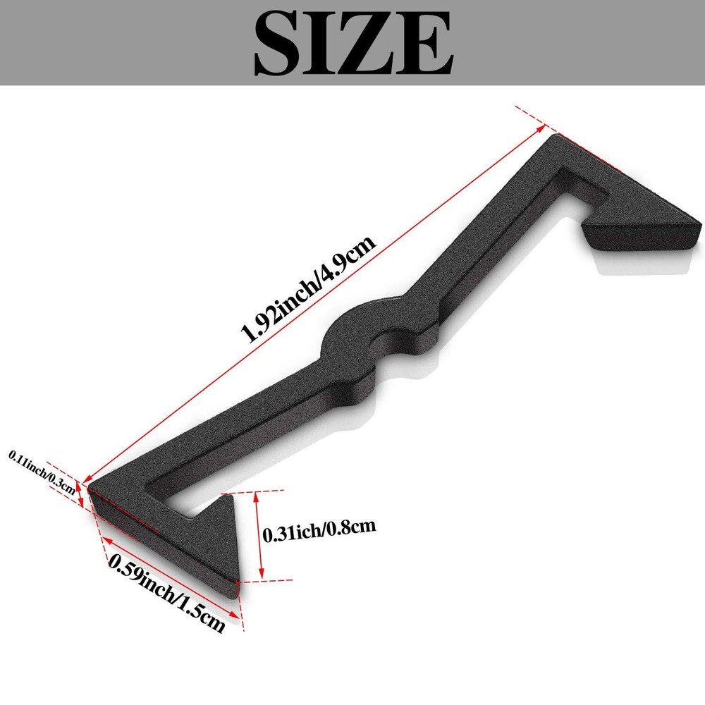 50 Pcs Pegboard Hook Locks Plastic Peg Hook Fixer Peg Board Hook Accessories