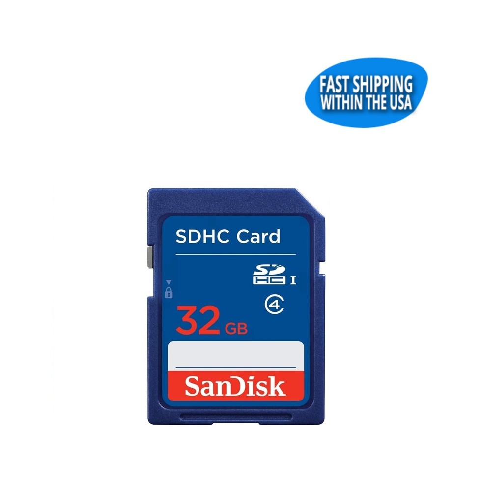 32GB Sandisk SD Memory Cards for Digital Cameras / Trail Camera / Computers