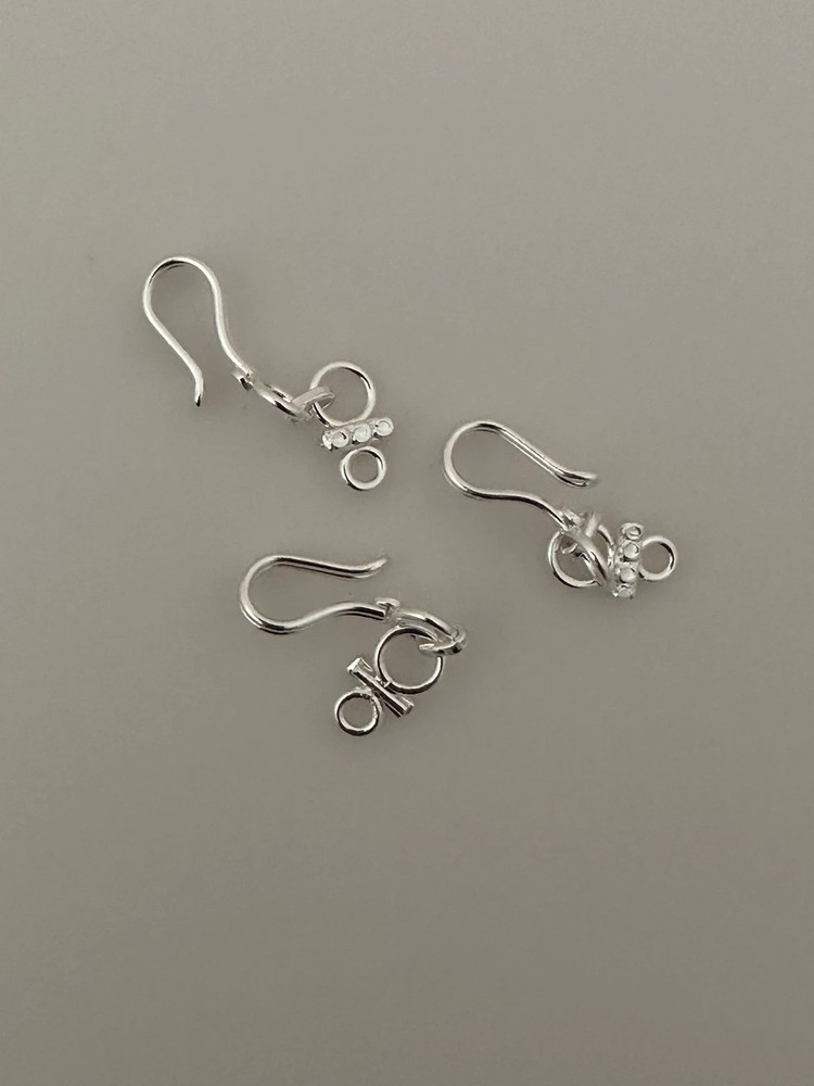 925 Sterling Silver S-Lock Hook Extension - 3 Sets