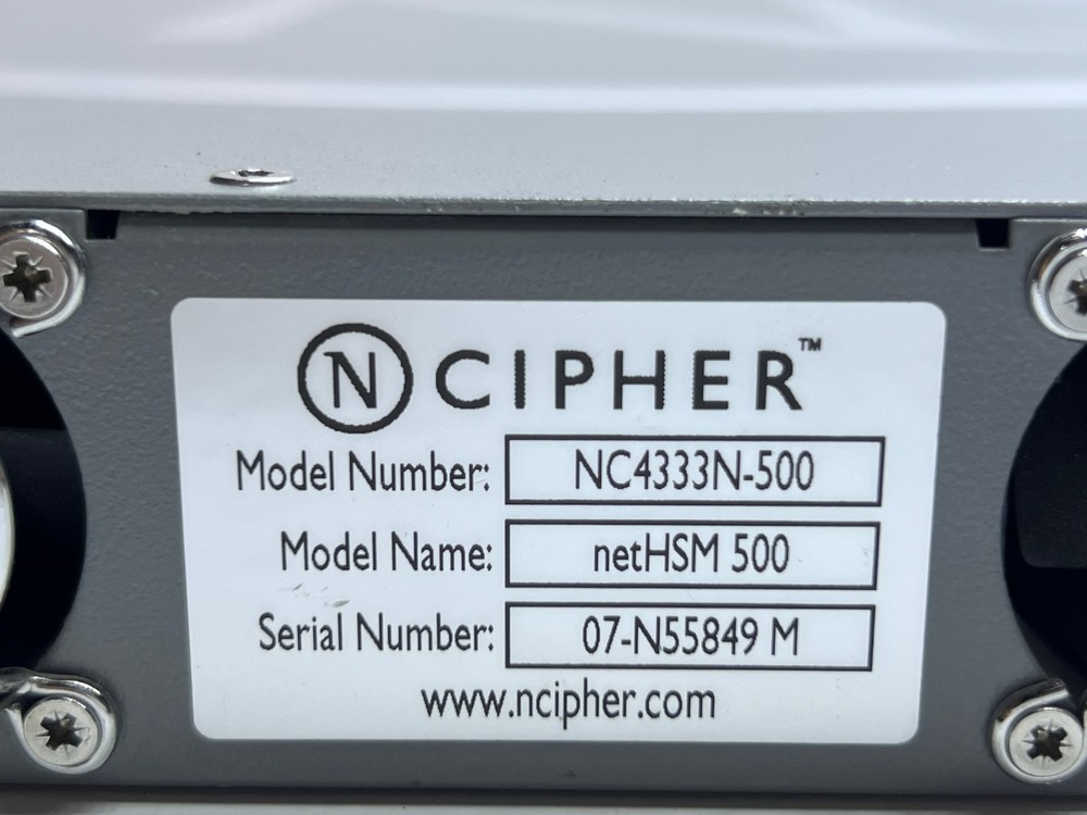 nCipher NC4333N-500 netHSM 500 TPS Encryption Module