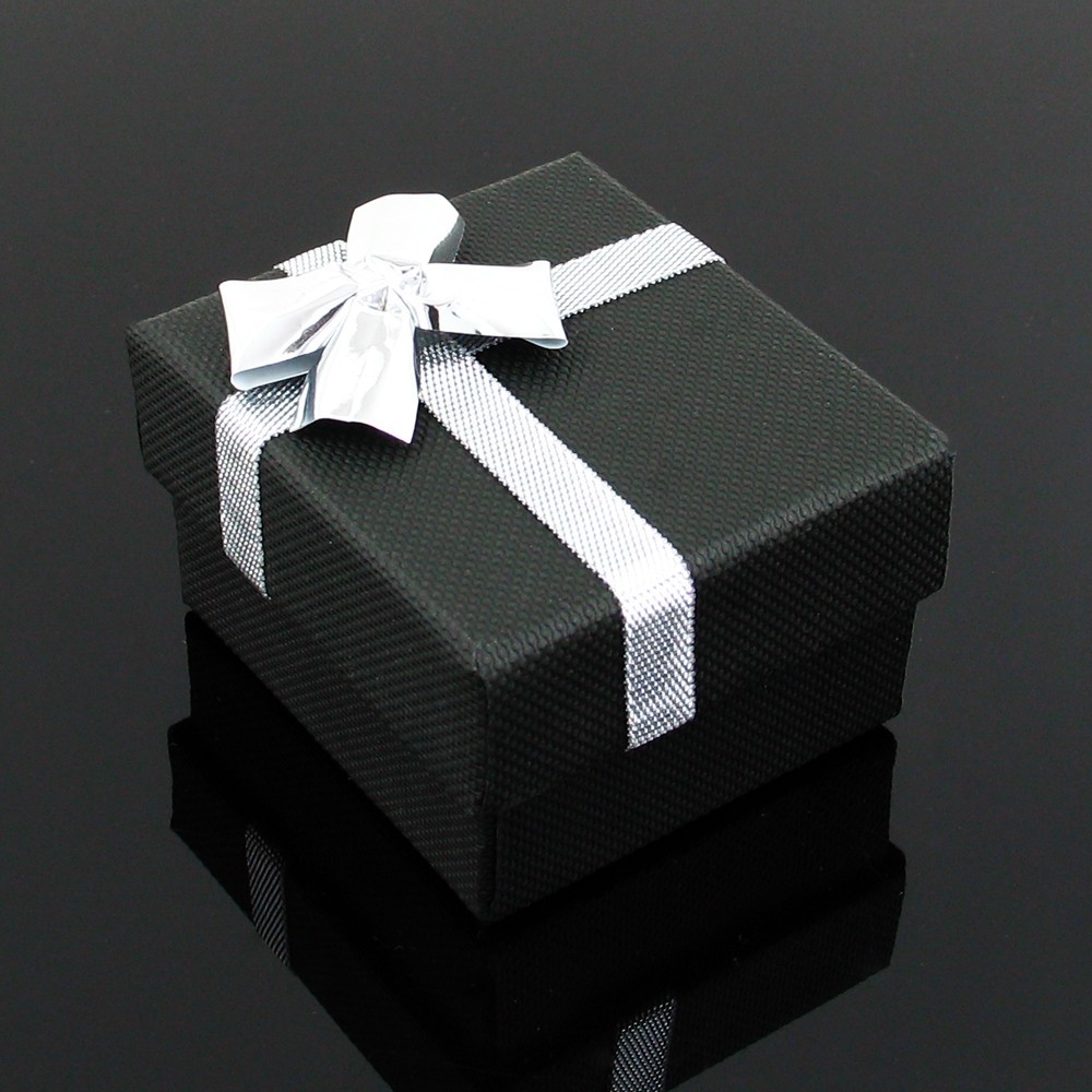 Gunmetal Tungsten Carbide Blue Flowing Sand Wedding Band Ring