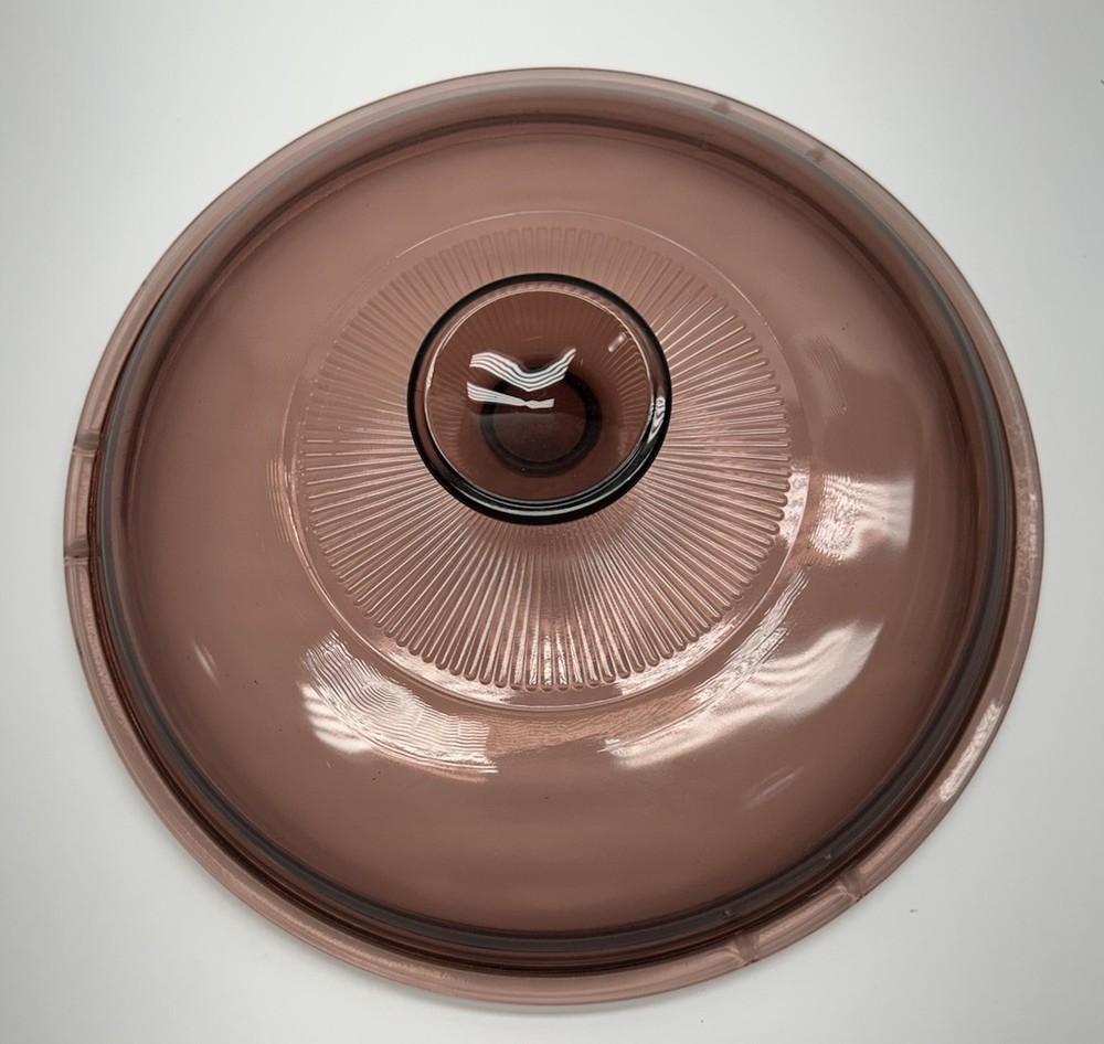 Vision Replacement Lid Cranberry Purple Corning V2.5C 8.5" diameter Pyrex