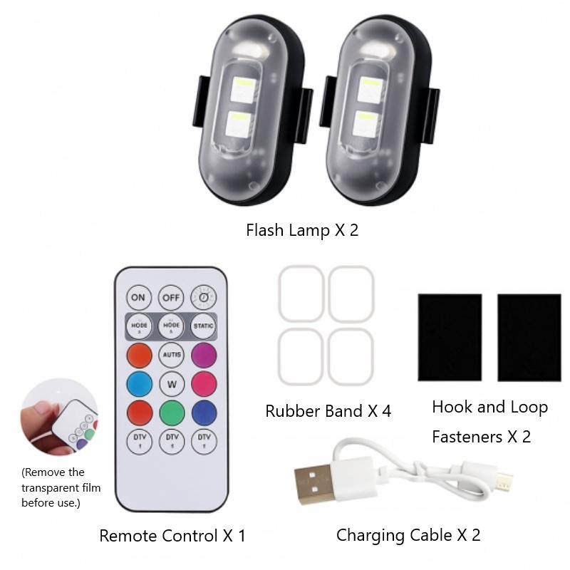 LED Strobe Lights,Remote Control Aircraft Drone Light,Rechargeable Warning Light