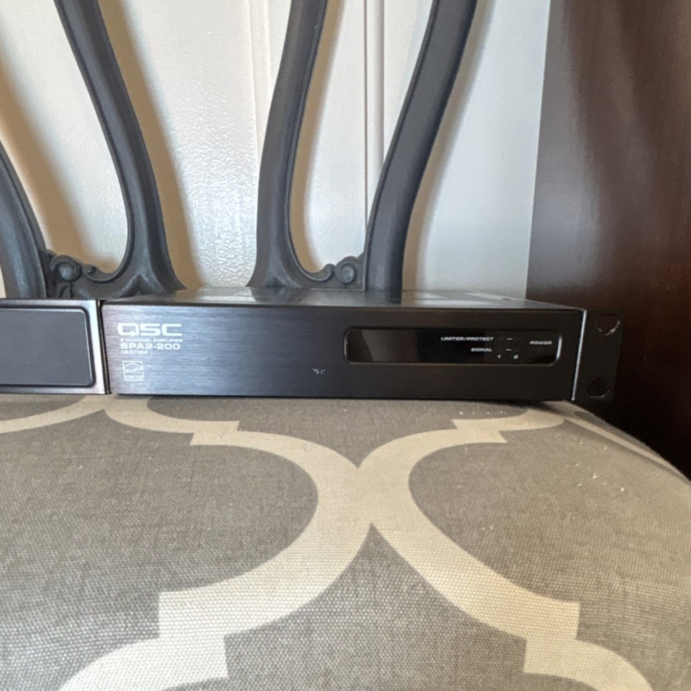 Untested QSC SPA2-200 200W Power Amplifier