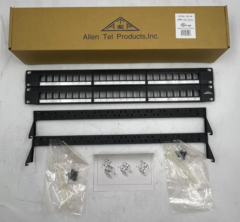 ALLEN TEL ATPNL-HD-48 48 PORT 2U PATCH PANEL