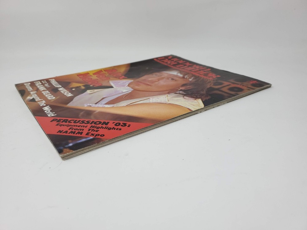 ALEX VAN HALEN MODERN DRUMMER Drums Magazine OCTOBER 1983