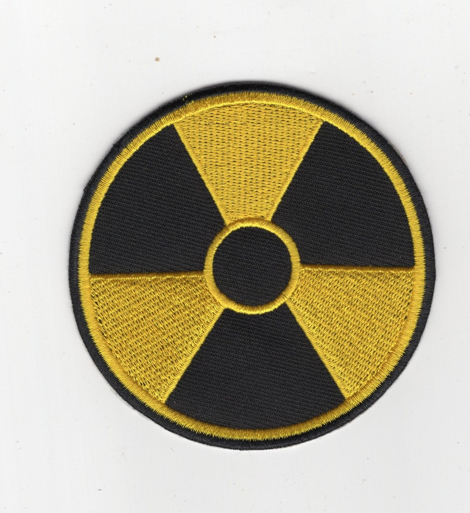 Fall Out Radiation Symbol Logo Patch 3 inches
