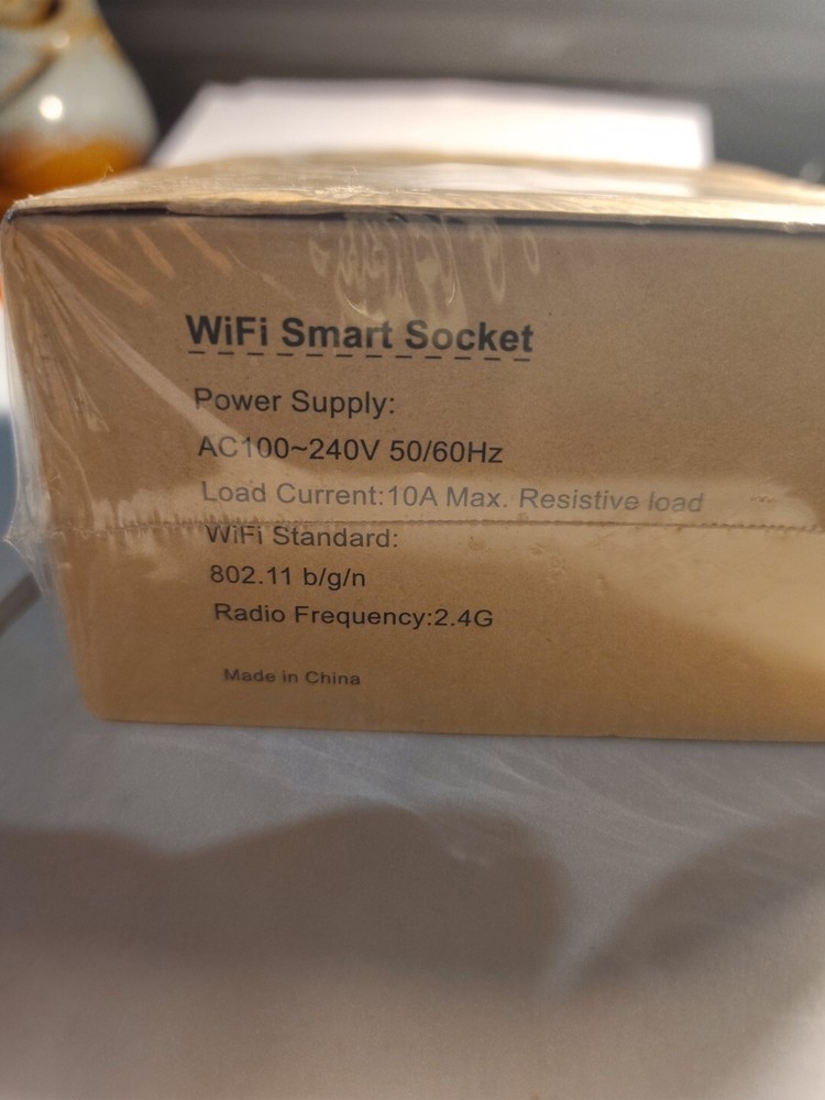 Wifi Smart Socket Works With Amazon Alexa Sealed Box UNOPEN