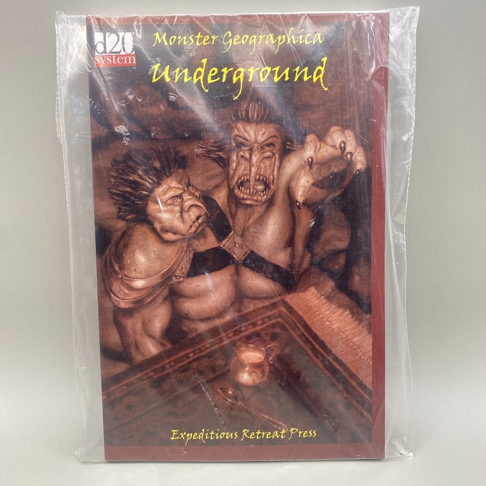 Dungeons & Dragons Monster Geographica Underground D20